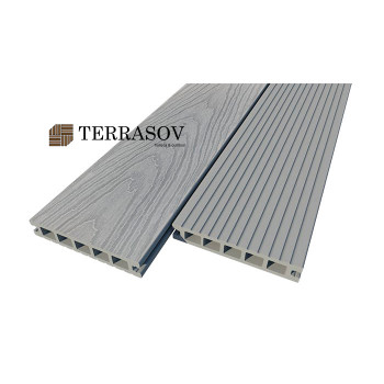 Террасная доска TERRASOV Vista 3d  150x26  (без НДС) (Белая ночь)