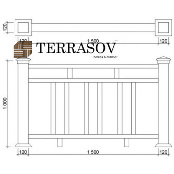 Ограждение TERRASOV #3