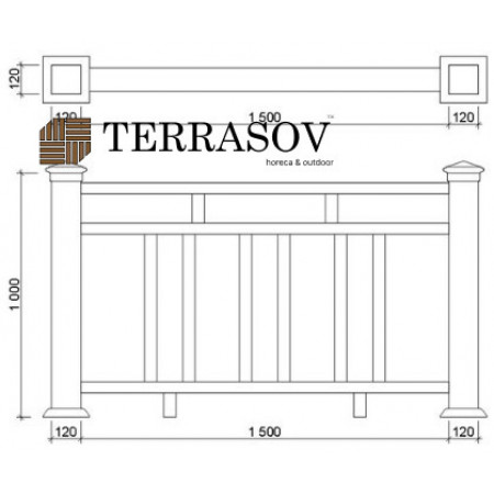 Ограждение TERRASOV #3