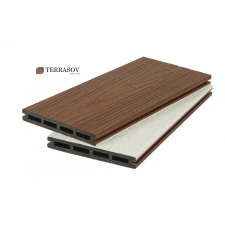 Террасная доска ДПК co-extrusion 1.5 двухцветная (Песок)