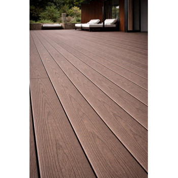 Террасная доска TERRASOV VISTA CLASSIK 2D26х160 (Венге)