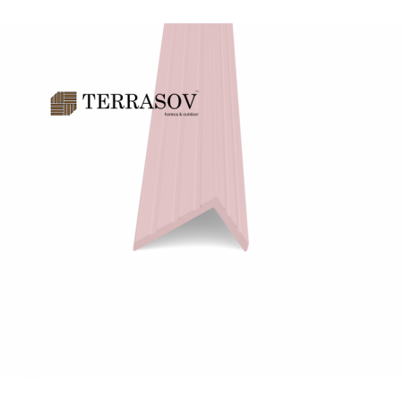 Угол торцевой LECOLE 40х60 (Розовый фламинго)