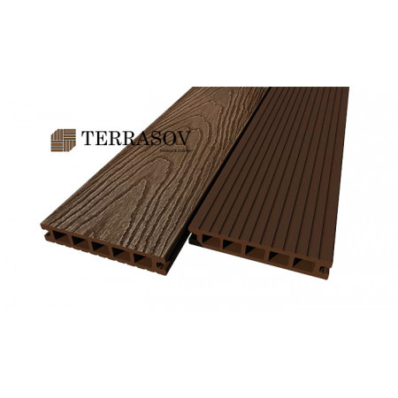 Террасная доска TERRASOV Vista 3d 150x26    (без НДС) (Шоколад)