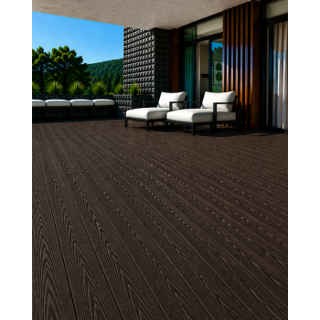 Террасная доска TERRASOV Vista 3d 150x26    (без НДС) (Венге)