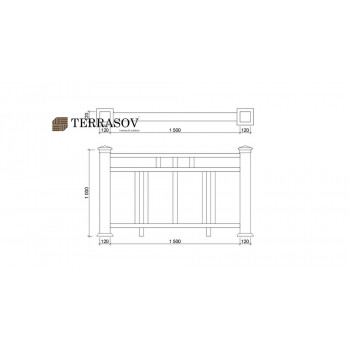 Ограждение TERRASOV #8