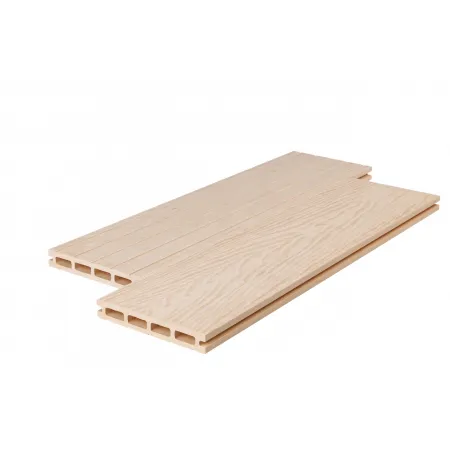 Террасная доска TERRASOV LIGHT 135x22  (Слоновая кость)
