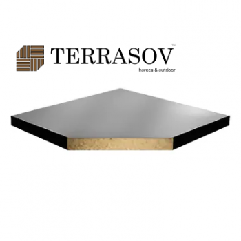 Плита фальшпола из ДСП K&R Design W38Al/St
