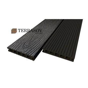 Террасная доска TERRASOV Vista 3d 150x26    (без НДС) (Антрацит)
