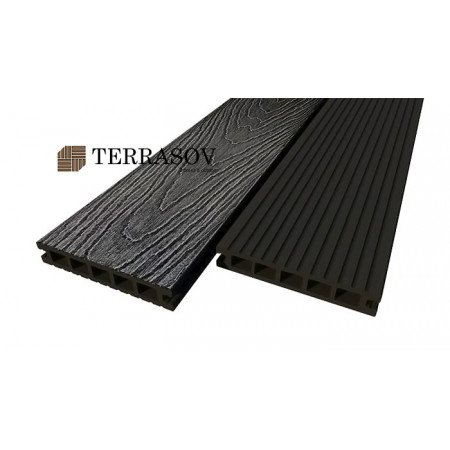 Террасная доска TERRASOV Vista 3d 150x26    (без НДС) (Антрацит)