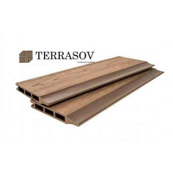 Заборная доска NEXTWOOD шип-паз  (Коричневый)