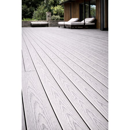 Террасная доска TERRASOV MODERN 3D 146х24  (Серый)
